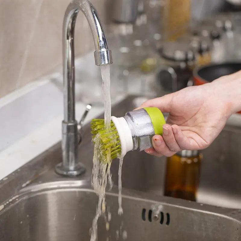 Escova de Limpeza com Armazenamento para Detergente - Bang Variedades